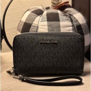 Michael Kors Black Wristlet